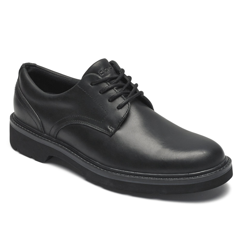 Rockport Mens Charlee Waterproof Plain Toe - Oxfords Black - ECX948750